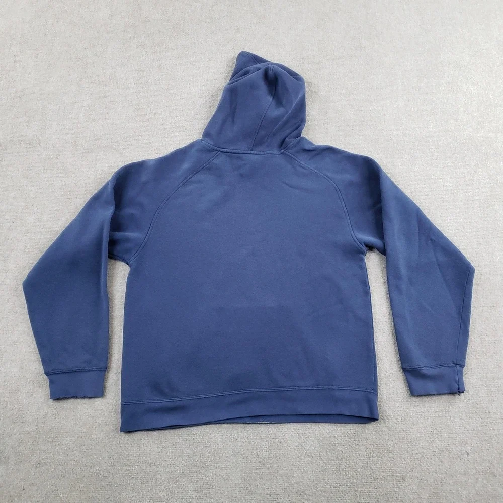 Vintage Nike Hoodie Mens Medium Blue Pullover Hooded Kangaroo Pocket Logo‎